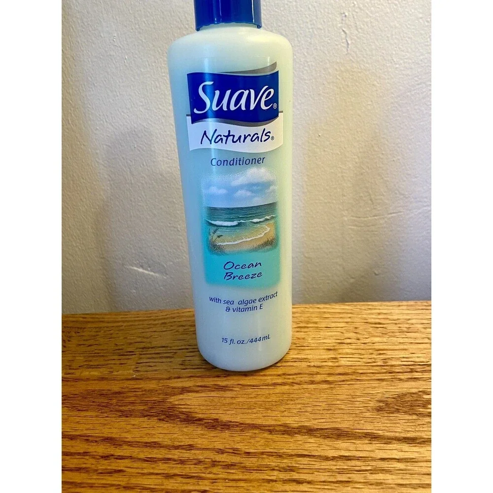 (2) Suave NATURALS Ocean Breeze Ginger Lily Conditioner SET y2k VTG 15oz Aroma